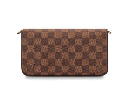 Félicie Pochette Brown Damier - Brands Gateway