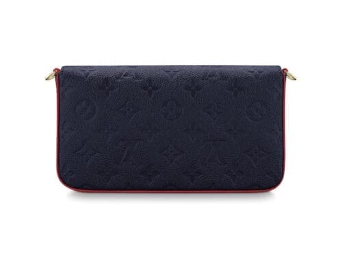 Félicie Pochette Navy Blue Monogram - Brands Gateway