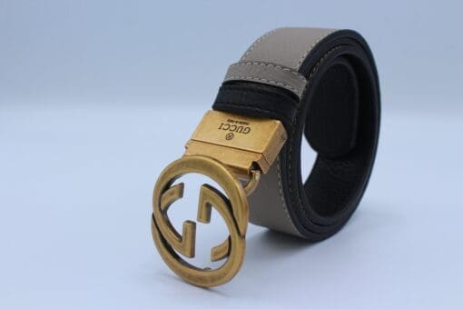 Reversible GG Buckle Leather Belt - Brands Gateway